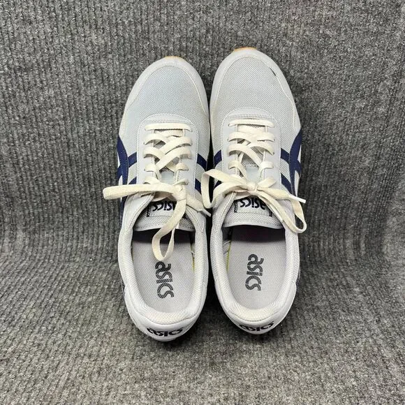 ASICS Tiger Runner Piedmont Gray Peacoat Casual Shoes Mens Size 12 - Picture 7 of 8